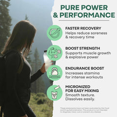 Wild Foods creatine monohydrate USA-made packaging signals quality and purity.