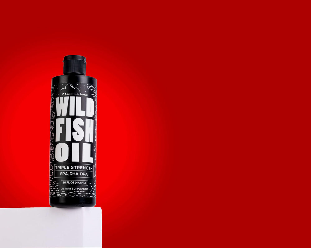 Natural lemon aroma and clear oil in Wild Foods bottle