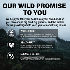 Wild Foods Wild Methylated Multivitamin capsules on a table ready for daily routine.