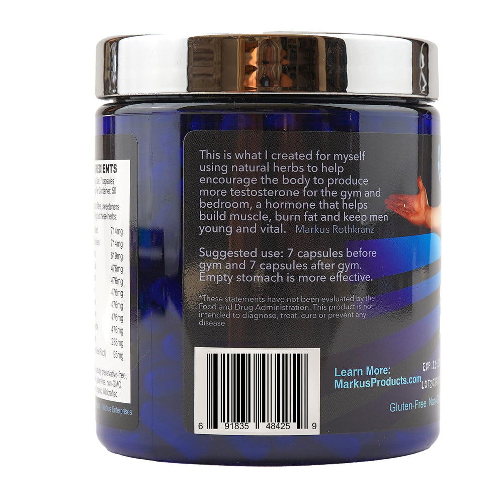 Wild Force Man Force capsules arranged for easy daily supplementation.