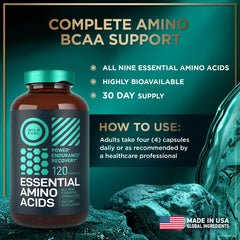 Wild Fuel Essential Amino Acids caffeine-free formula ideal for pre- and post-workout use.