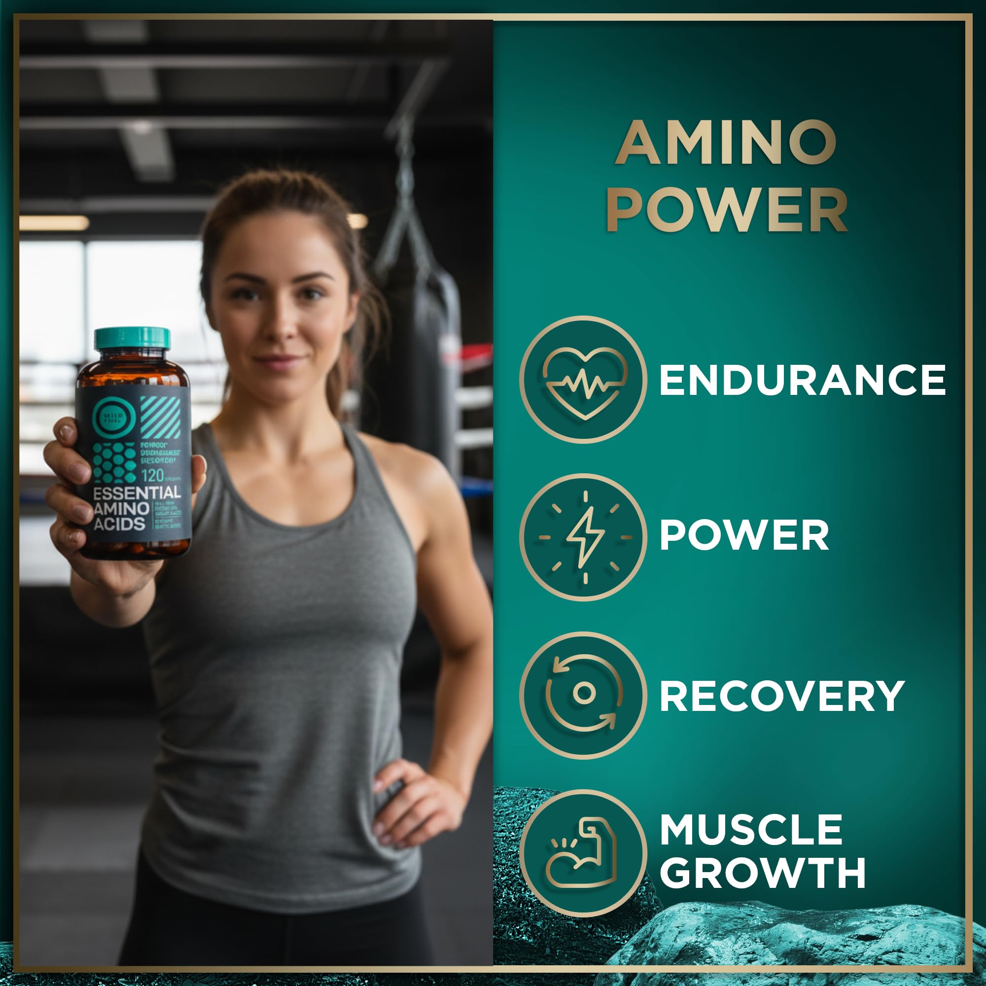 Wild Fuel Essential Amino Acids label panel showing 3,000 mg per serving information.
