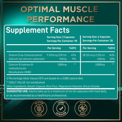 Wild Fuel HMB-D3 capsules in hand ready for workouts.
