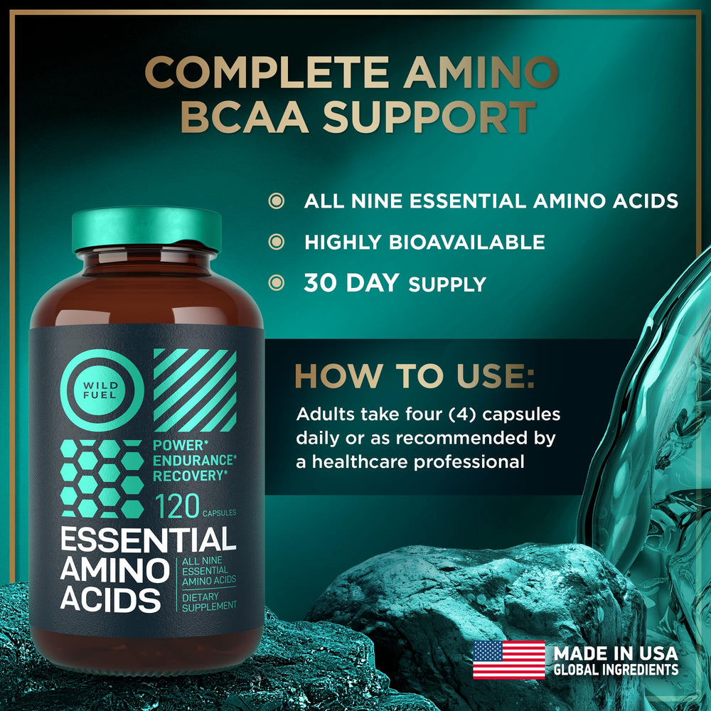 WILD FUEL vegan capsules close-up emphasizing non-GMO and gluten-free
