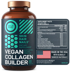 WILD FUEL wellness routine scene conveys everyday confidence from vegan collagen.