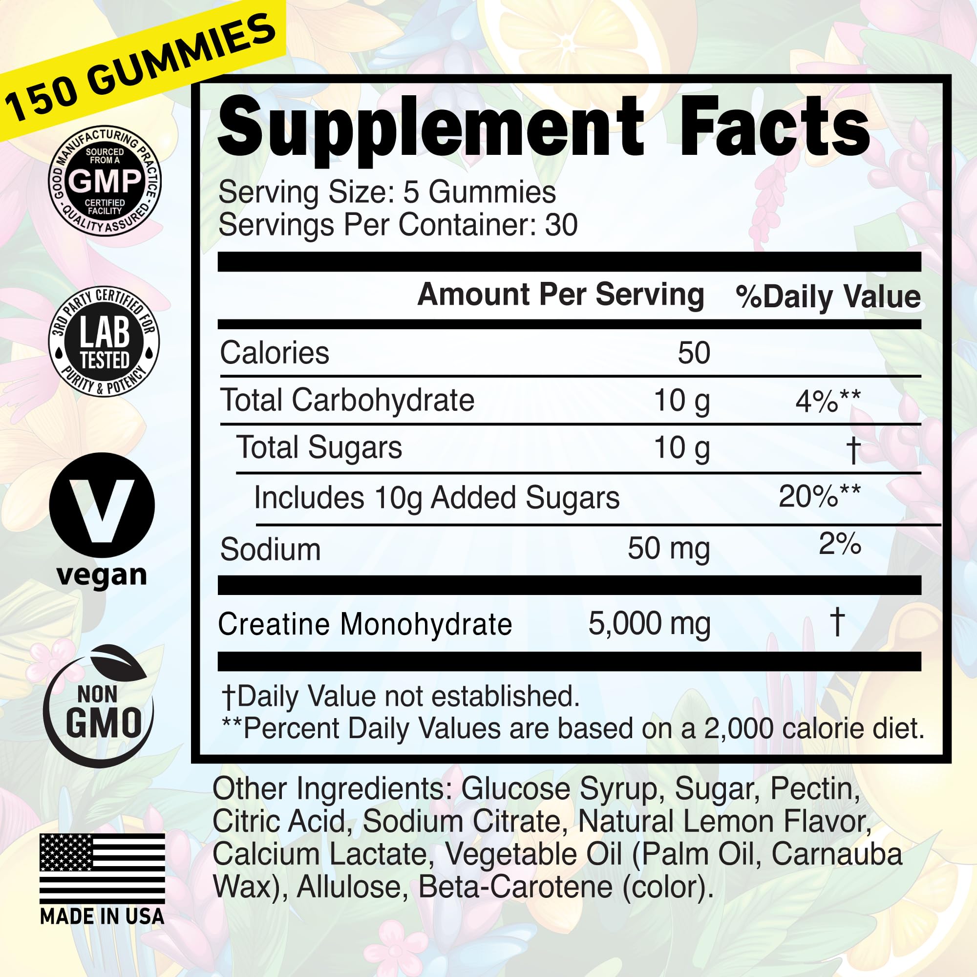 Wild Gainz USA-made seal signals quality and domestic production standards.