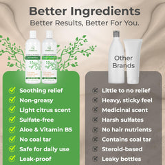 Wild Naturals fragrance-free haircare usage showing gentle, shampoo-free routine option.