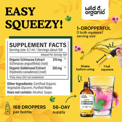 Side view of 4 oz bottle, emphasizing 168 servings for daily use.