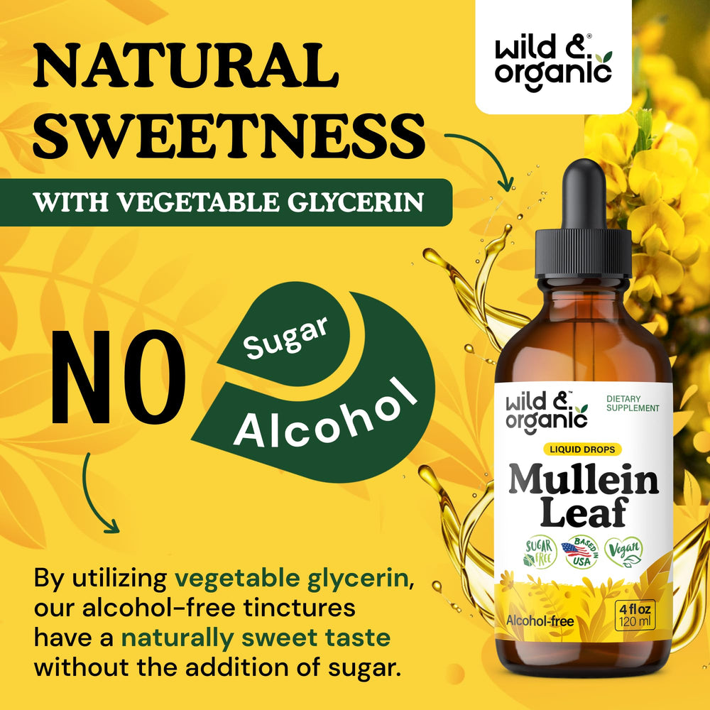 Wild & Organic alcohol-free tincture using vegetable glycerin