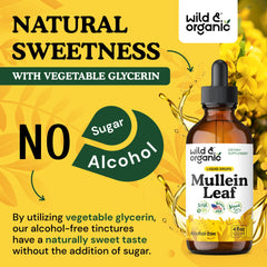 Wild & Organic alcohol-free tincture using vegetable glycerin