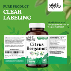 Wild and Organic 180-count bottle ready for daily use.