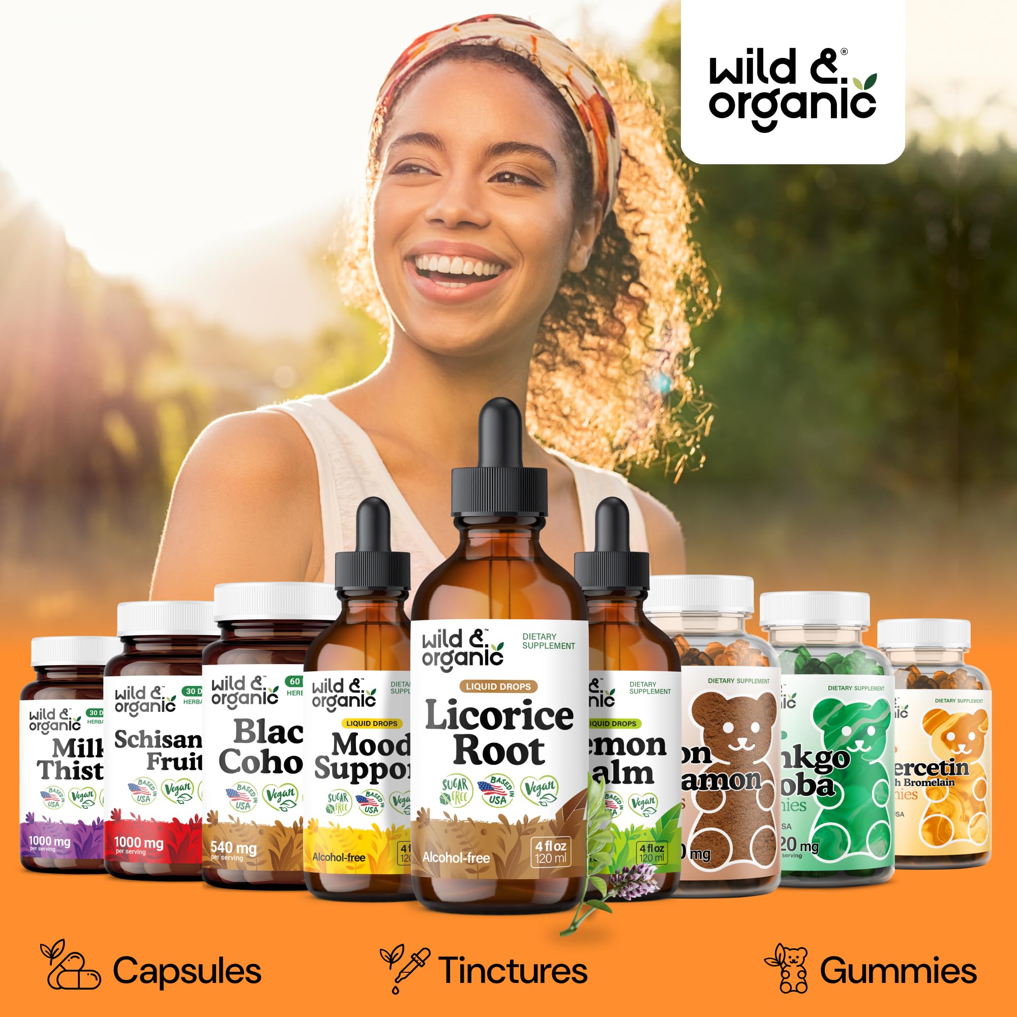 Naturally sweet licorice tincture with no added sugar