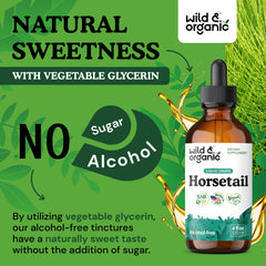 Wild & Organic glycerin-based tincture, alcohol-free for gentle digestion