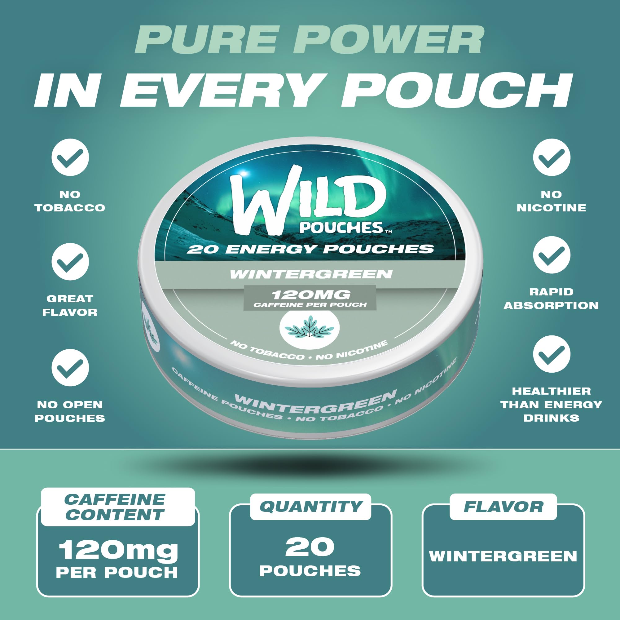 Wild Pouches five-pack front view with savings