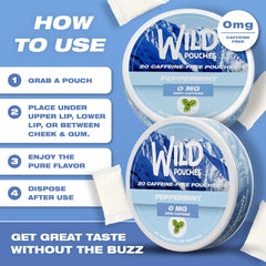 Wild Pouches peppermint nighttime use with smooth flavor and no stimulants.