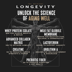 Wild Society Longevity Shake single-serve pouch for on-the-go fueling.