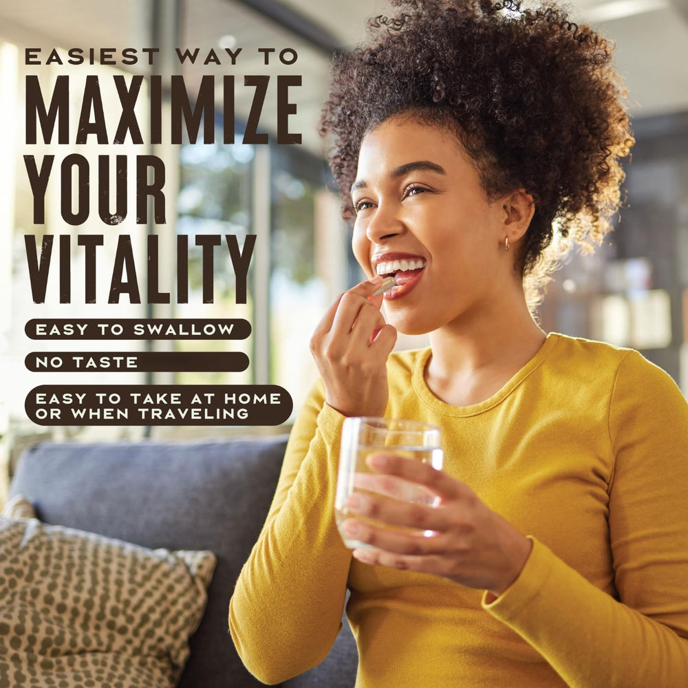 WILD SOCIETY tasteless capsules ideal for discreet daily supplementation