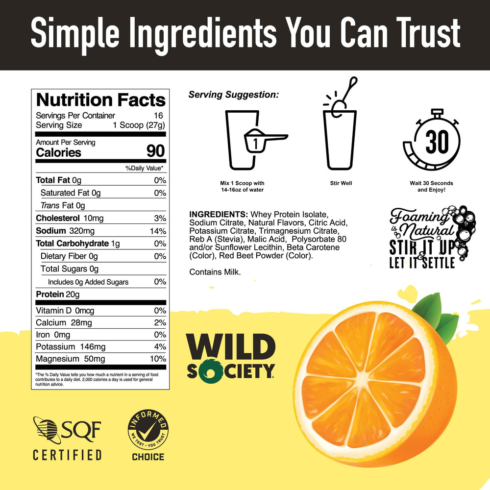 Wild Society USA-made logo on packaging indicating clean production