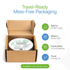 Wild Castle DNA Organics Comfrey Salve packaging highlights natural, cruelty-free ingredients.