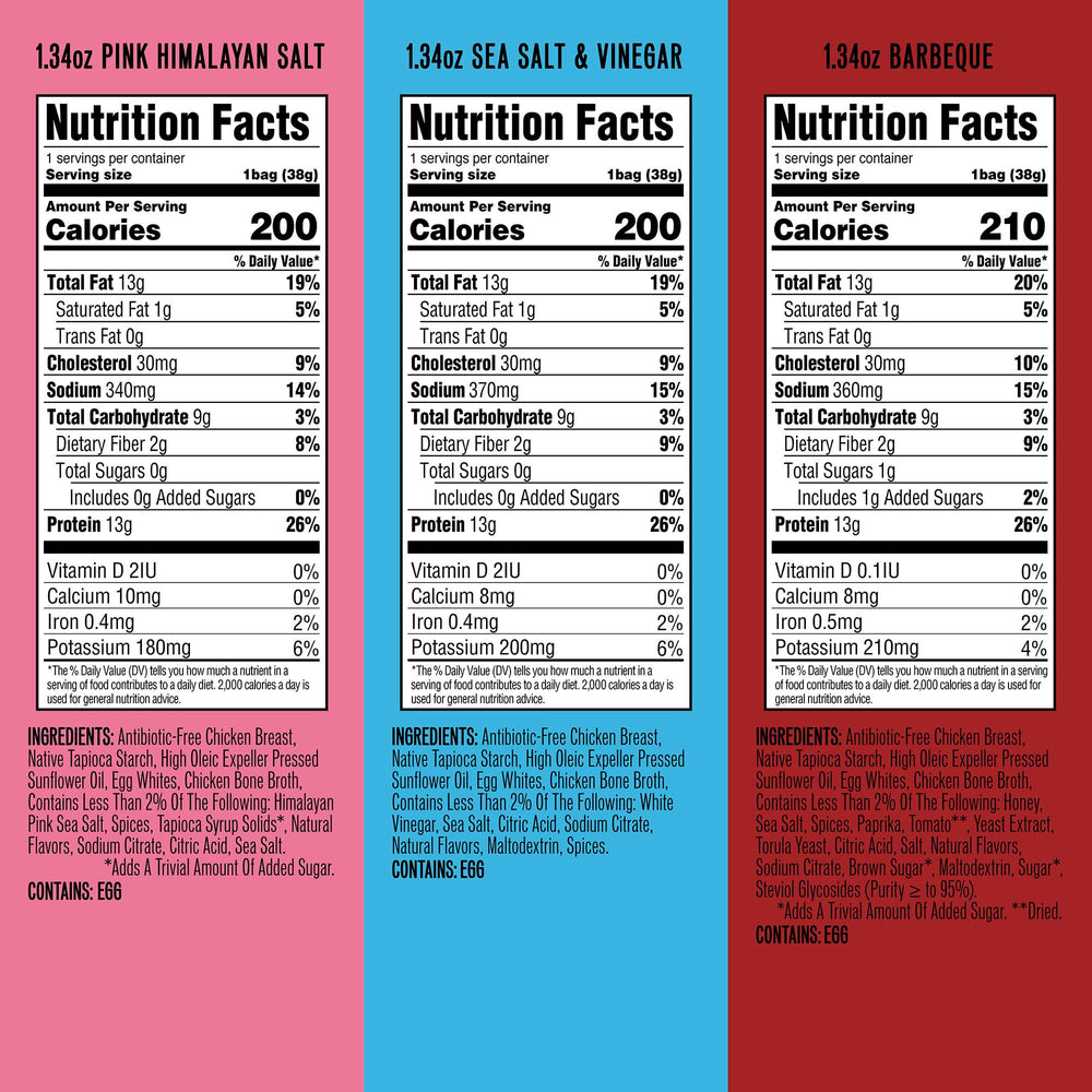 Wilde Chips variety pack bags arranged for convenient high-protein snacking