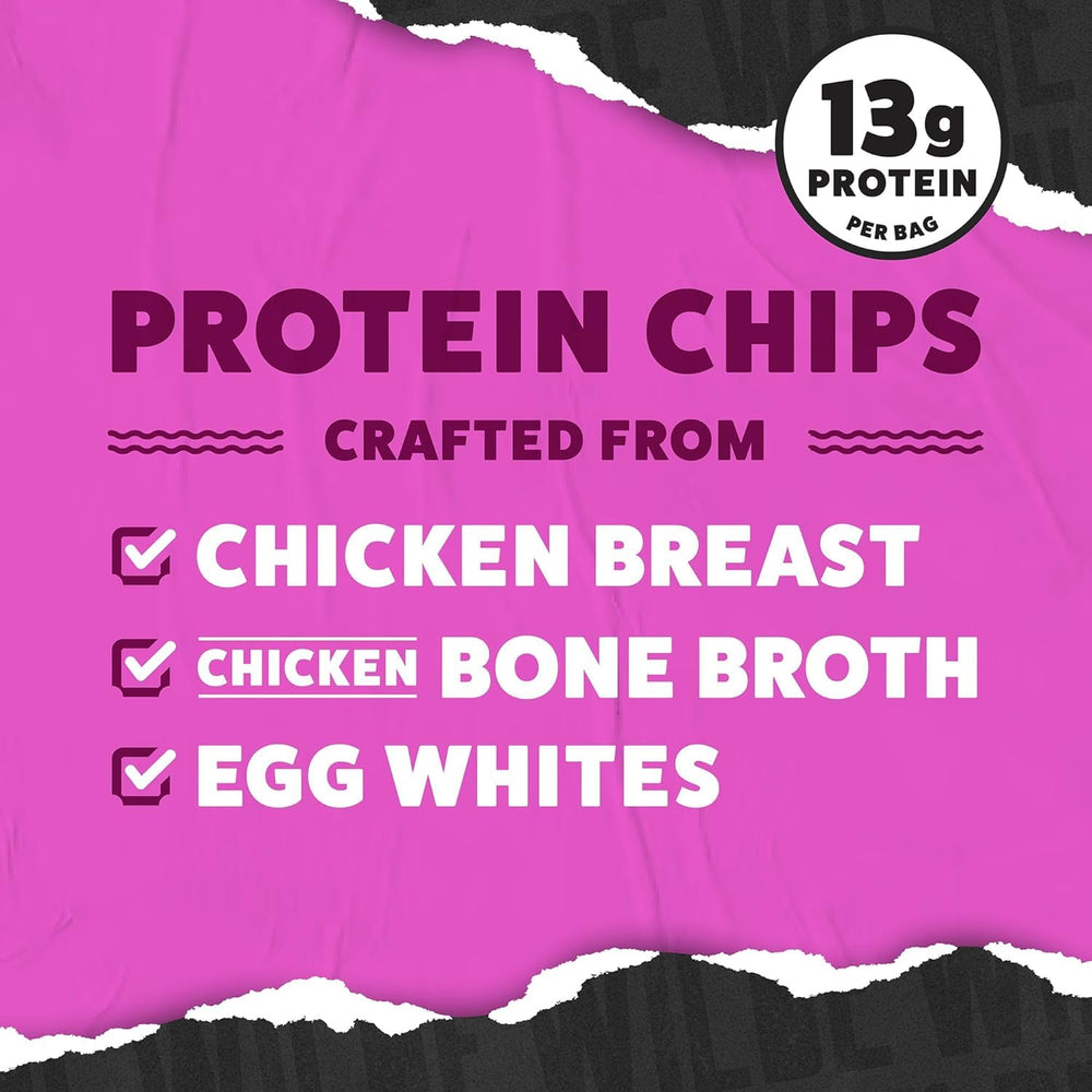 Wilde Chips Variety Pack bags, convenient high-protein snack option.