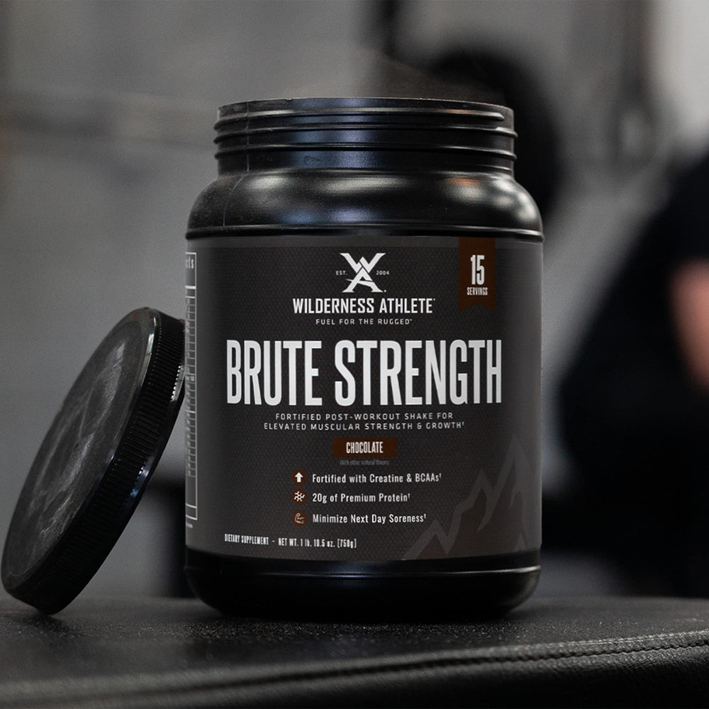 Wilderness Athlete Brute Strength BCAA Post Workout powder dissolves smoothly in water