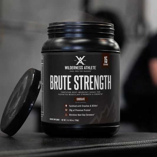 Wilderness Athlete Brute Strength BCAA Post Workout powder dissolves smoothly in water