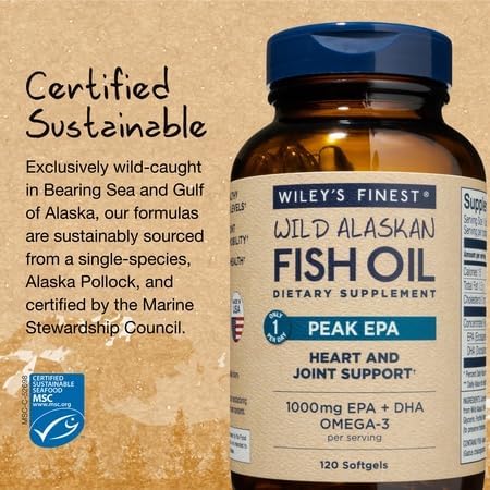 MSC-certified sustainability seal on Wiley's Finest packaging signals responsible sourcing.