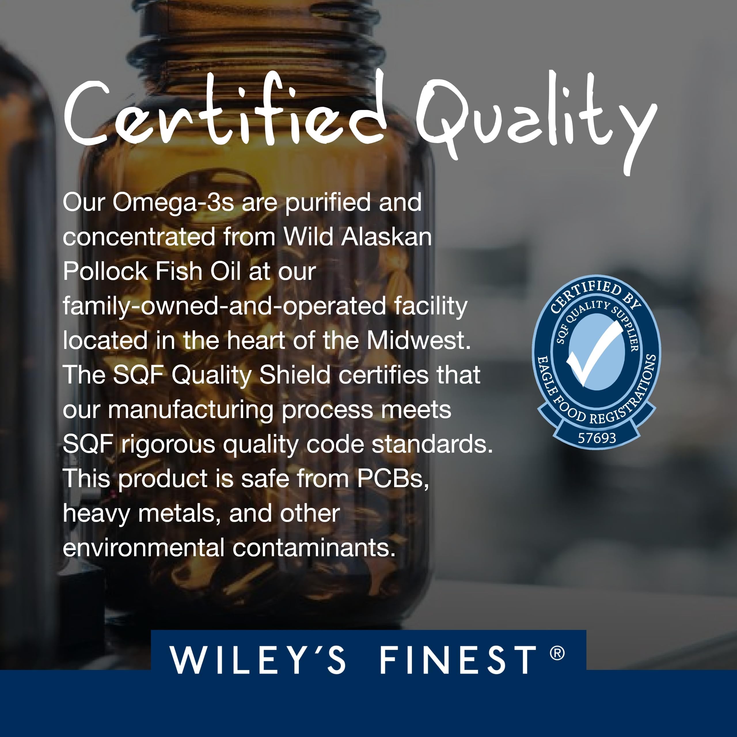 Wiley's Finest Peak EPA bottle marks USA-made quality.