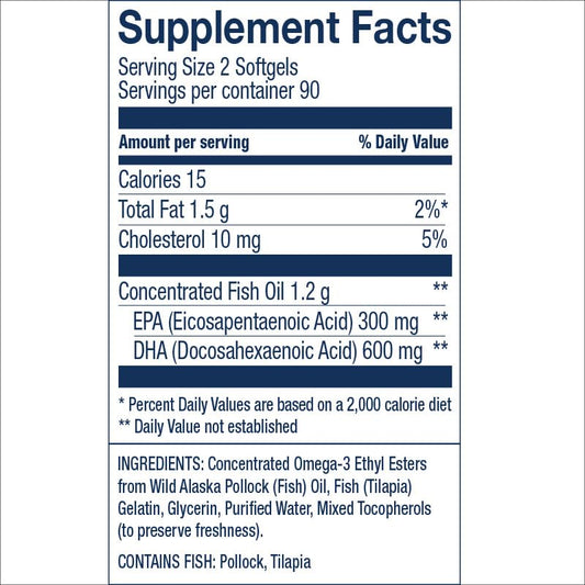 Close-up of Wiley's Finest Prenatal DHA softgels highlighting smooth texture