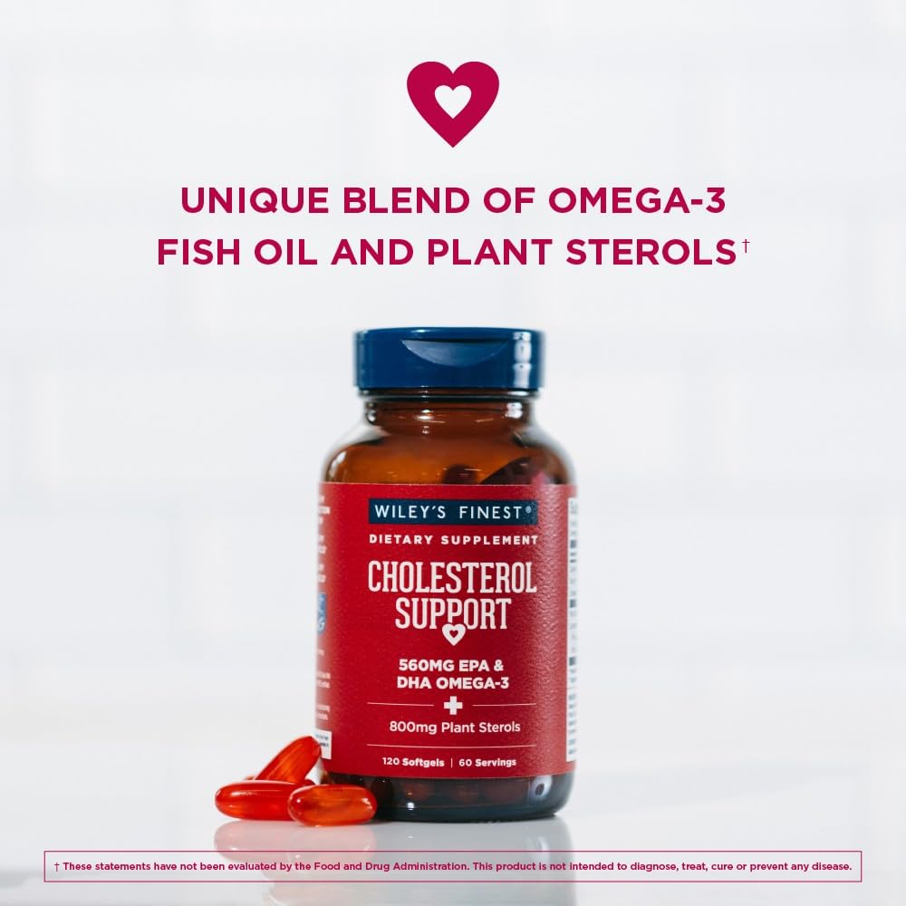 Wiley's Finest softgels close-up reveals EPA and DHA amounts.