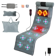 Wilytyres full body massage mat on bed with heat for relaxing relief