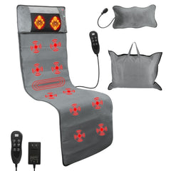 Wilytyres full body massage mat with heat for relaxing back and leg relief