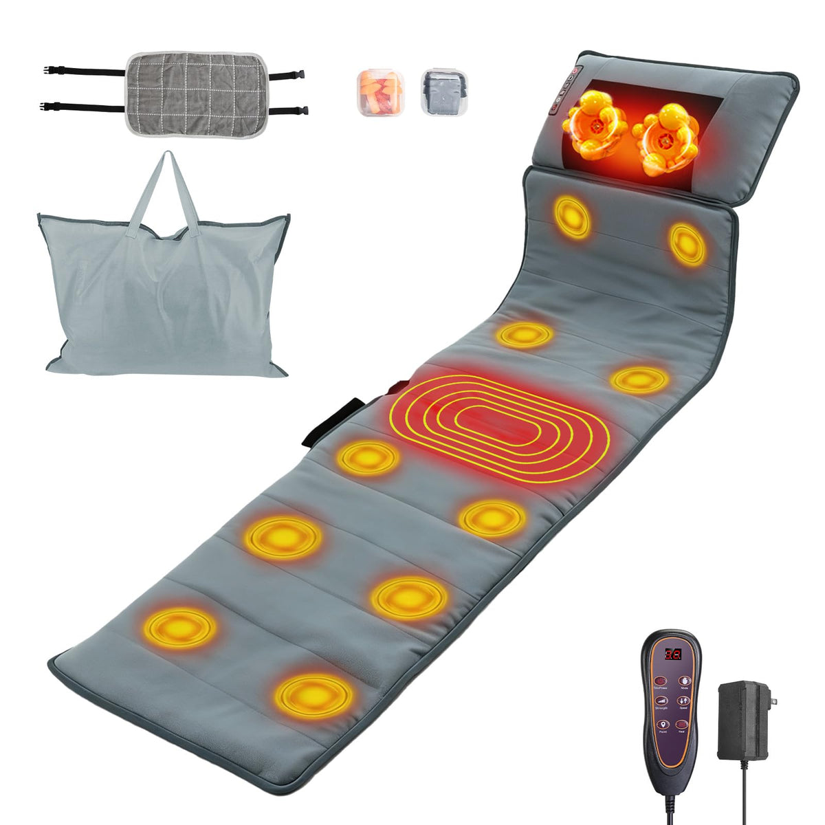 Wilytyres full body massage mat offers targeted relief across back, legs, and hips.