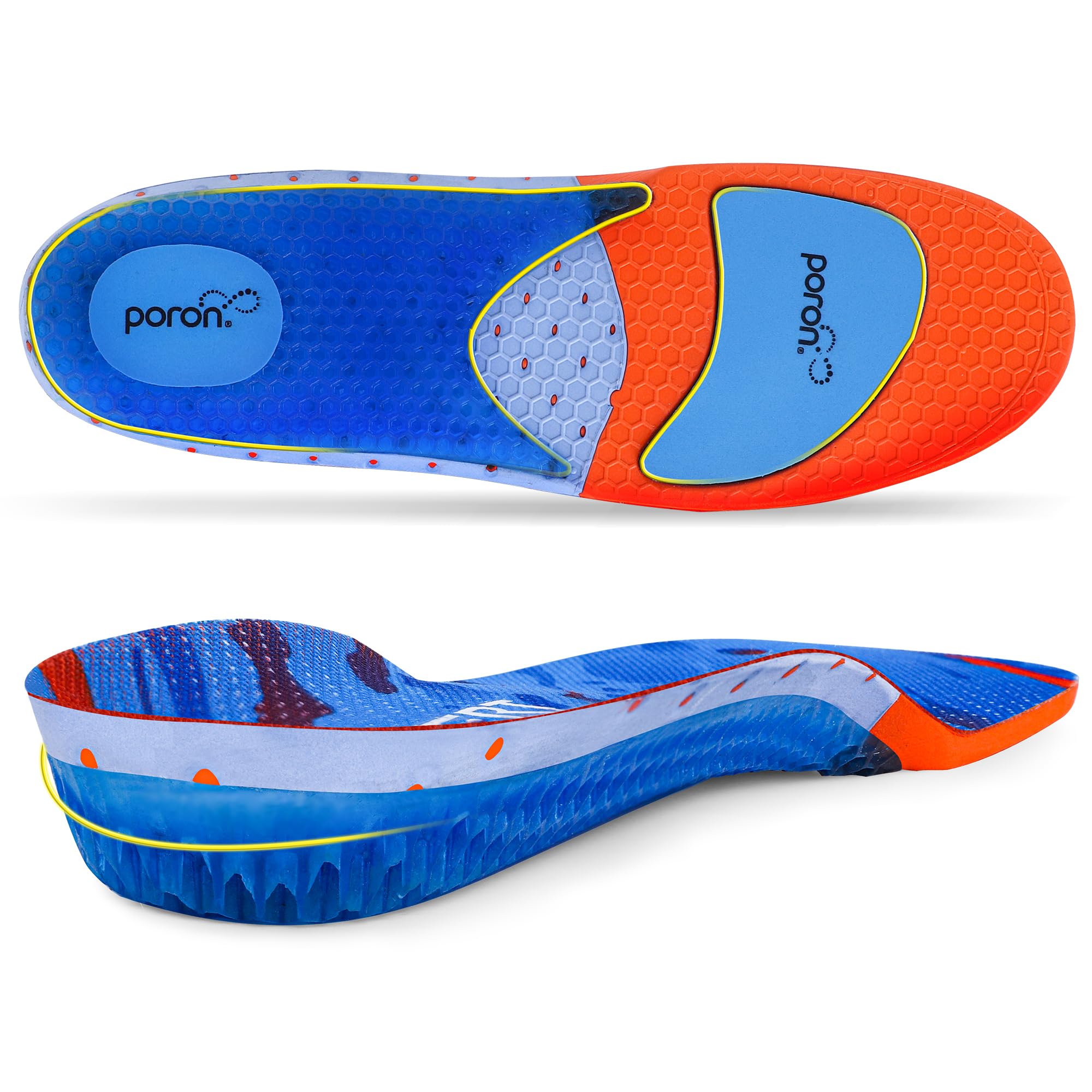 WIMSSERT gel work boots insoles with breathable top for all-day comfort.