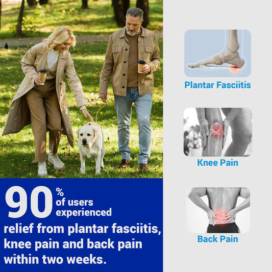 WIMSSERT insoles with a heel pad for morning heel relief