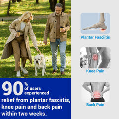 WIMSSERT insoles with a heel pad for morning heel relief