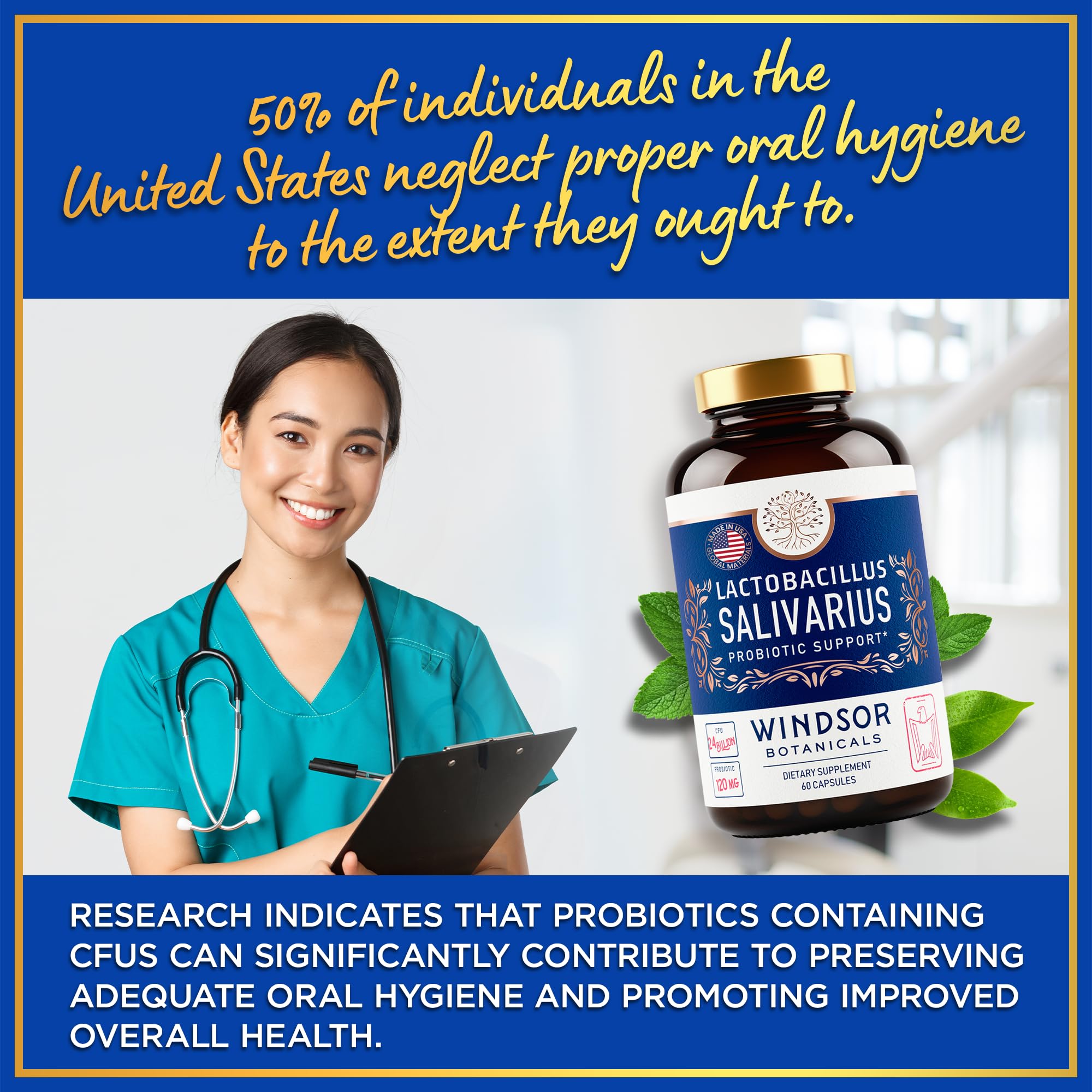 Windsor Botanicals capsules may support immune wellness through gut balance.