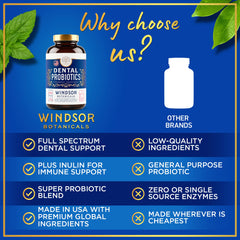 Windsor Botanicals K12 Pro B tablet with mint aroma and flavor