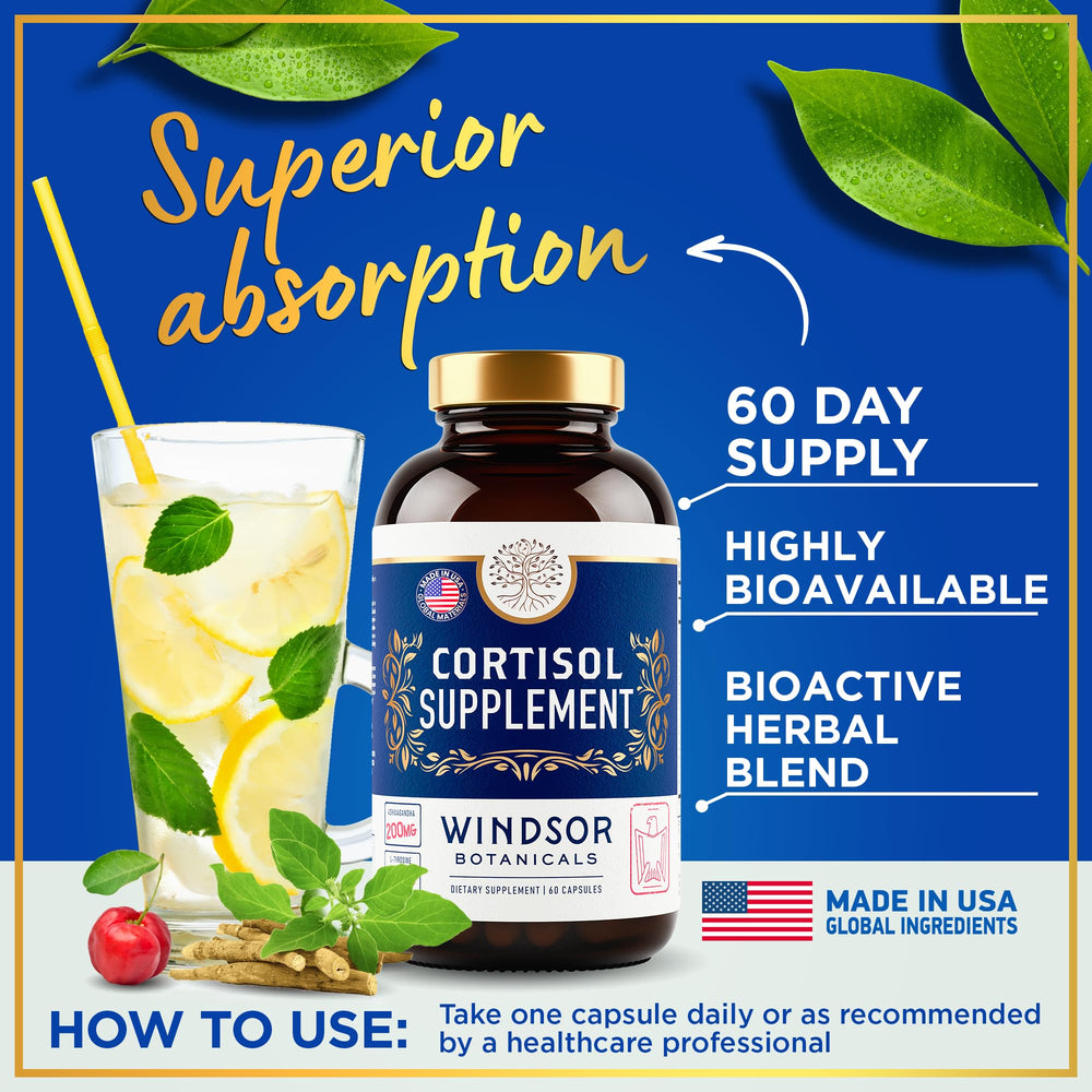 WINDSOR BOTANICALS L-Tyrosine promotes mental clarity during demanding tasks