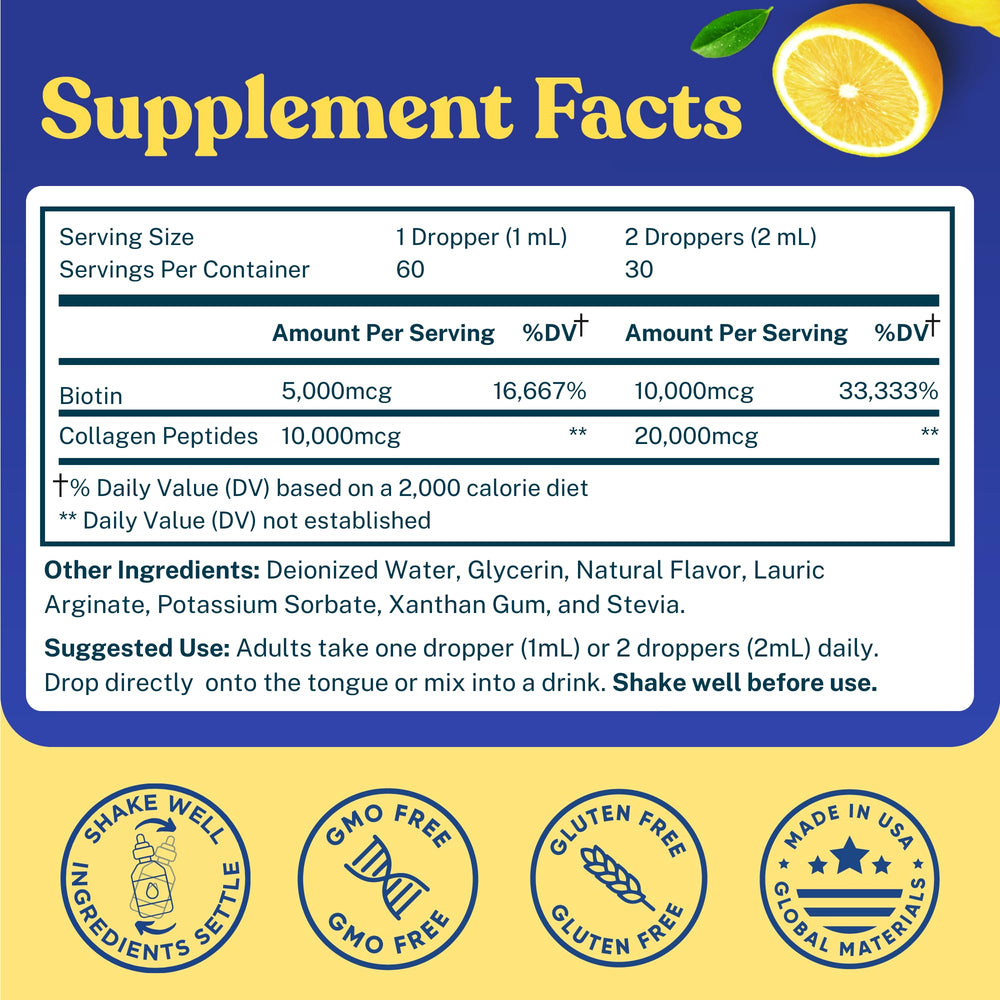 Lemon-flavored Windsor Botanicals collagen drink in a glass