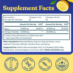 Lemon-flavored Windsor Botanicals collagen drink in a glass