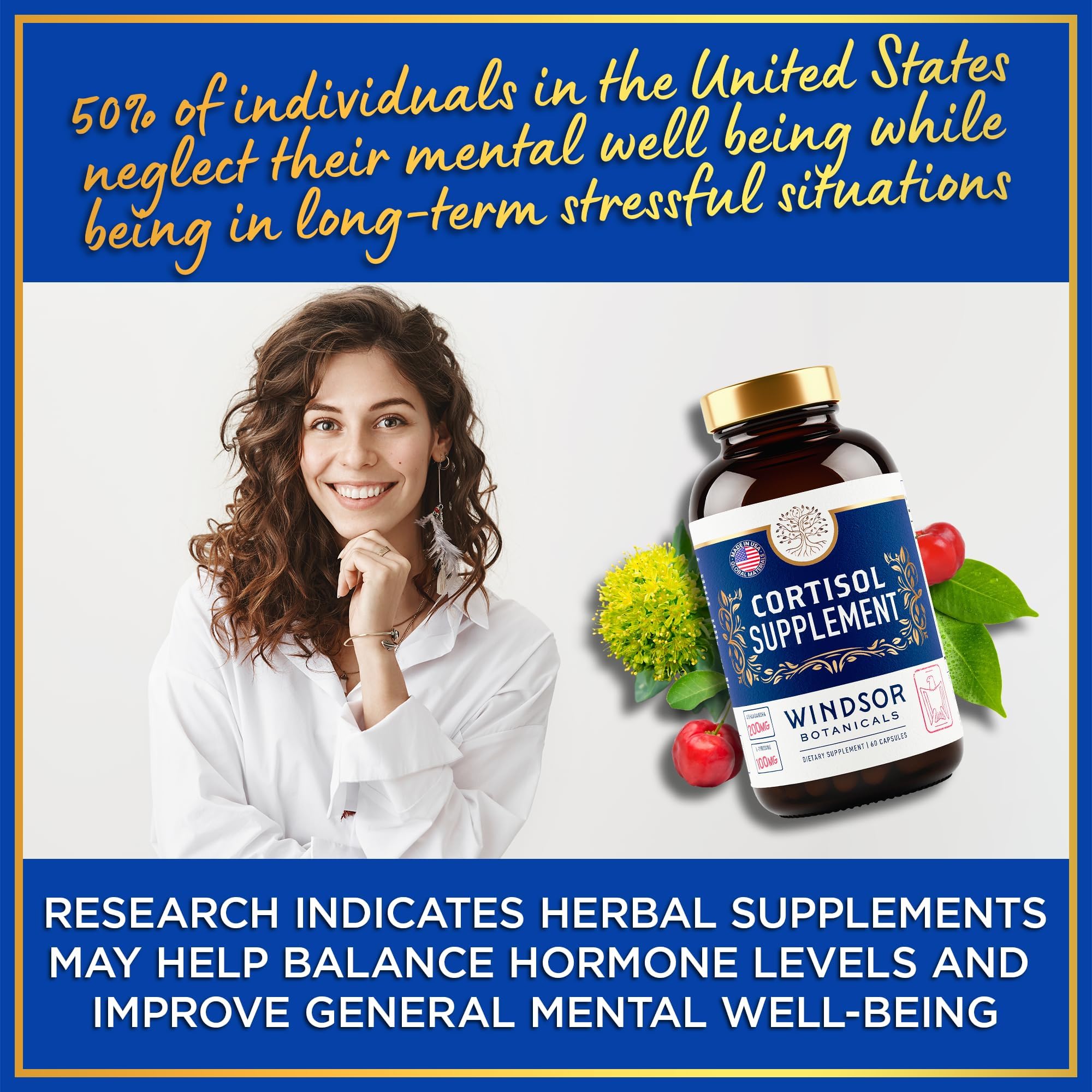 WINDSOR BOTANICALS Non-GMO gluten-free production in the USA ensures quality