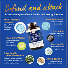 WINDSOR BOTANICALS cellulite-targeting sod melon image hints at potential support.