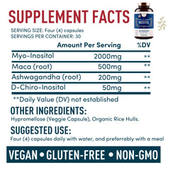 WINDSOR BOTANICALS vegan, non-GMO, gluten-free seal on packaging for ethical ingredients.