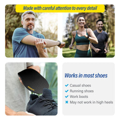 WINIOM insoles support flat feet for better balance and comfort.