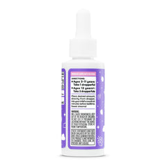 Wink Naturals WinkWell Kids Melatonin dropper showing precise 1 mg dose