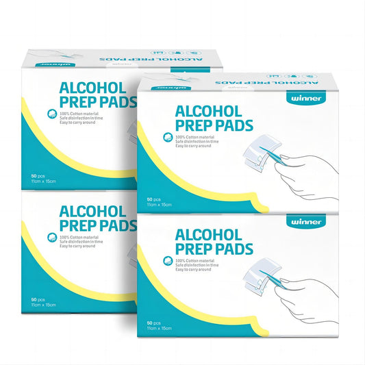 Winner alcohol wipes 4x6 large sheet for quick prep