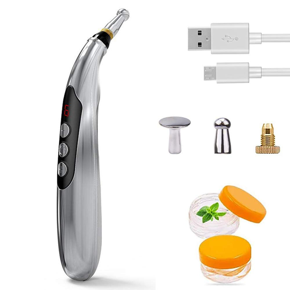Winnes Acupuncture Pen with dome head for facial relief and relaxation
