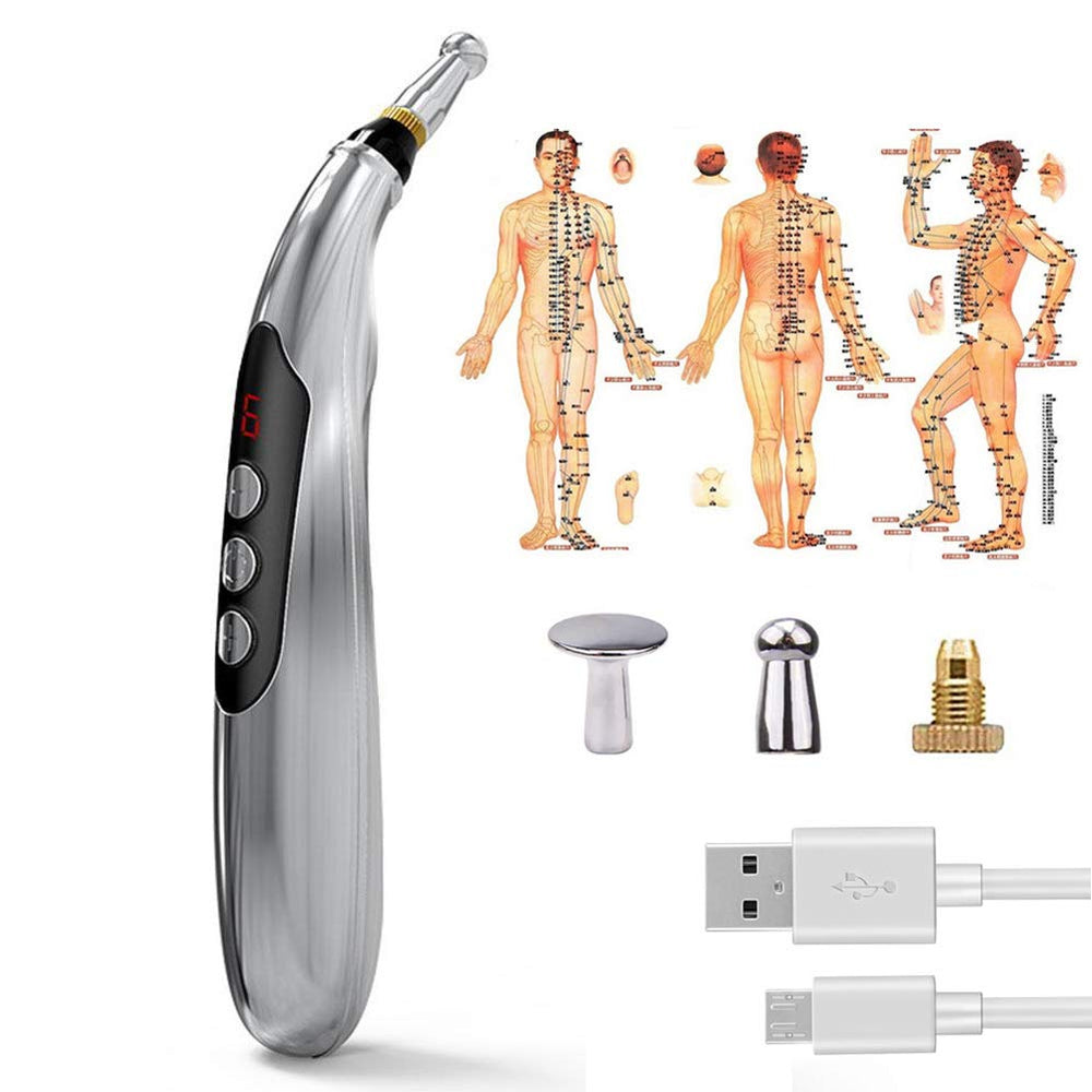 Winnes Acupuncture Pen includes two massage gels to enhance glide